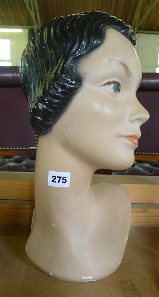 1930s female mannequin head